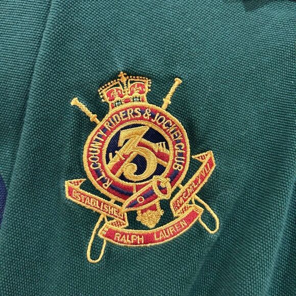 Polo Ralph Lauren 3XB Colorblock Polo Shirt – Big Pony Crest Patch Multi Color R - Picture 5 of 7